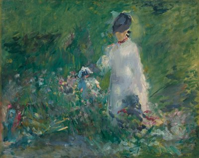 Young Woman in Flowers by Édouard Manet
